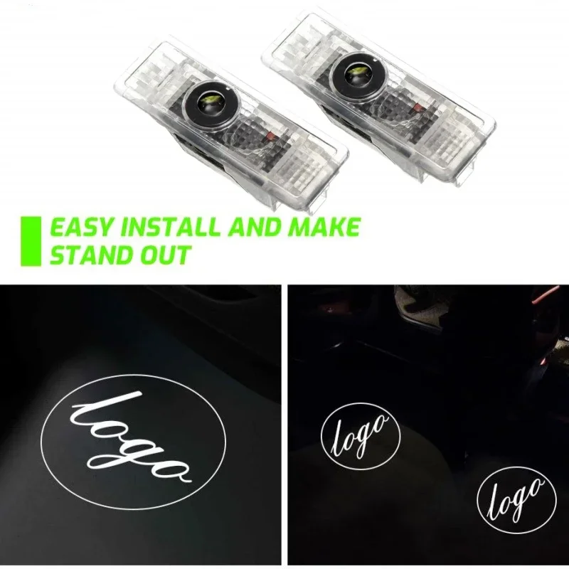 2X LED باب السيارة ترحيب ضوء لسيارات BMW M 1 2 3 4 5 6 7 X Series F10 F30 G30 G11 G12 F11 X1 F48 X2 F39 X3 G01 X4 G02 X5 G05 X6 F16 #4