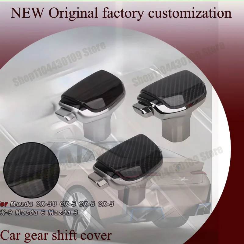 

Modification Gear Shift Knob for Mazda CX-30 CX-5 CX-8 CX-3 CX-9 Shifter Lever Head Mazda 3 6 Car Interior Accessories