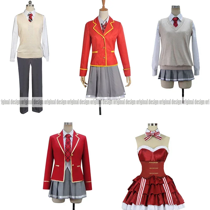 Noucome Kanade Amakusa Chocolat Furano Yukihira  Clothing Cosplay Costume,Customized Accepted