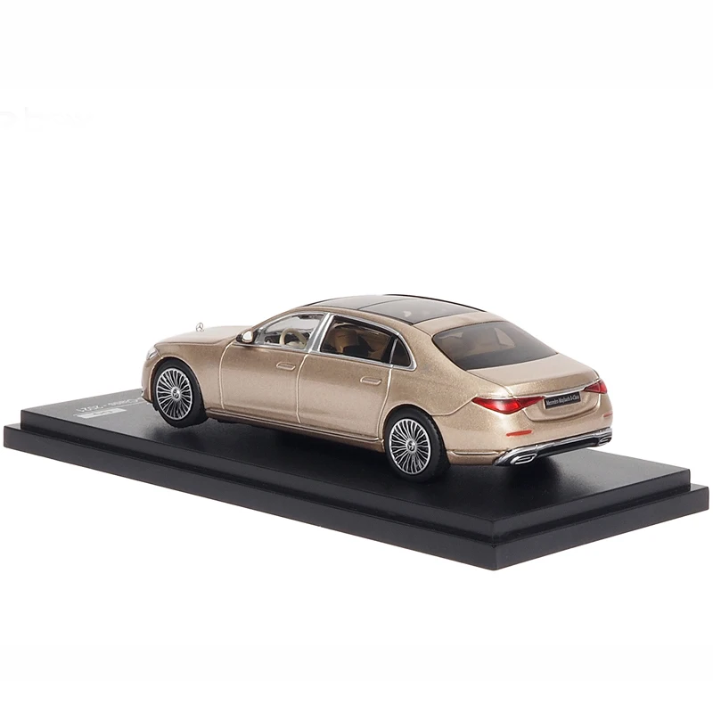 Diecast 1/64 Size AR Box Benz Model Car Benz S-Class 2021 Alloy Car Model Toys Boys Gift Collection Display Hobby Original Box