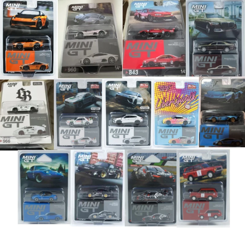 

MINIGT1/64 Подвесная карта, версия для США, японская версия, Lamborghini Sang GTR, модель автомобиля из сплава Porsche