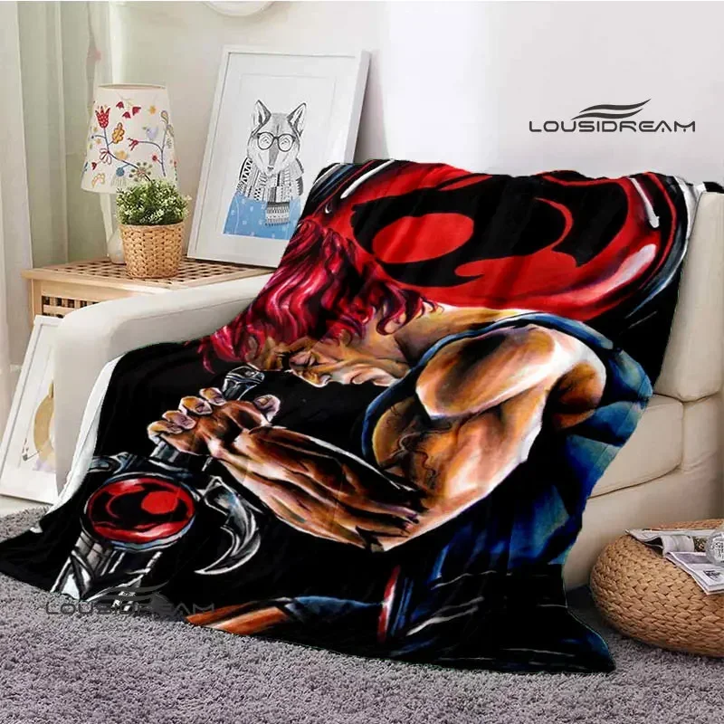 Thundercats Cartoon Printing blanket Children\'s Warm blanket t Flange blanket Home travel blanket bed linings Birthday Gift