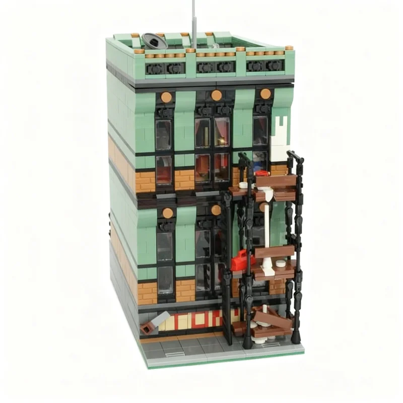 3058pcs MOC Modular Hardware Store Modular Buildings Model Building Blocks Toy Architecture Christmas Gifts Collection Idea
