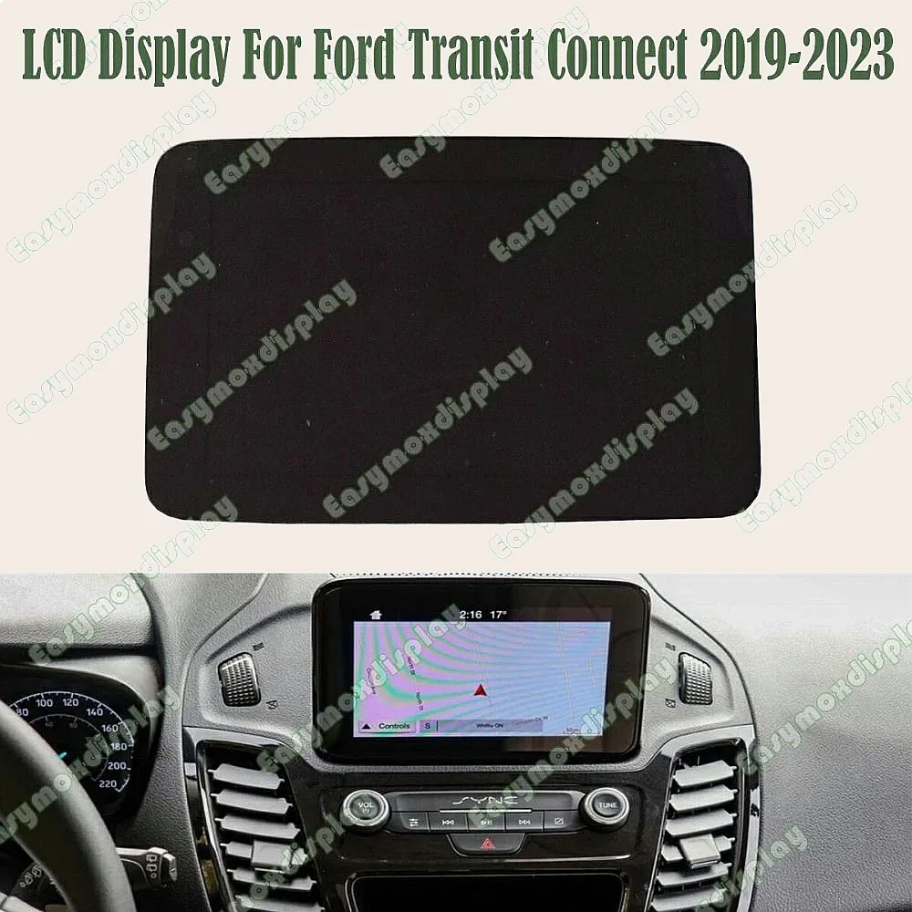 6.5inch Car LCD Display Screen For Ford Transit Connect 2019-2023 GPS Navigation Touch  Replacement