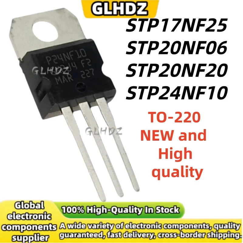 NEW quality 10units STP17NF25 STP20NF06 STP20NF20 STP24NF10 In the warehouse TO-220