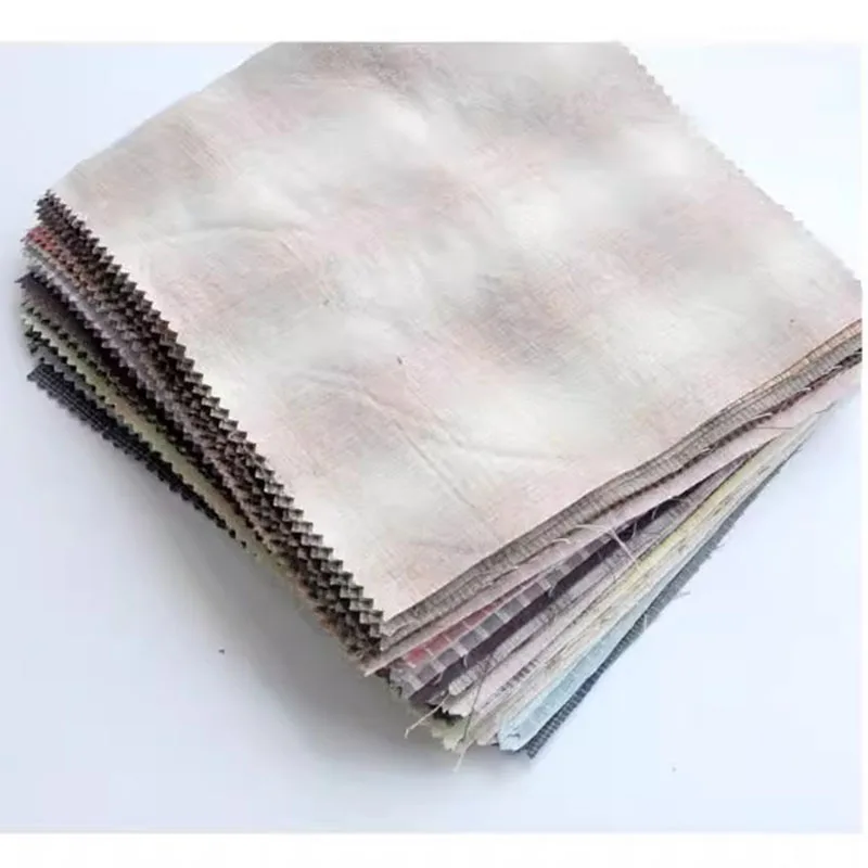 50pcs Square Assorted Colors Patchwork Scraps for Quilting & DIY Collage, Premium Handmade Craft Material 10cm /20cm