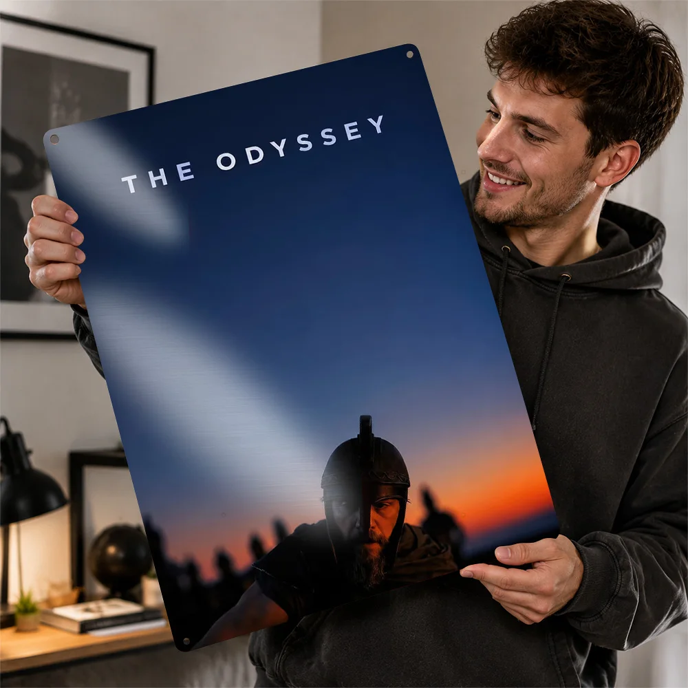 The Odyssey Warrior Metal Poster Perfect Gift for Fans Lovers Customized Wall Art Metal Sign for Modern Home Decoration Luxury