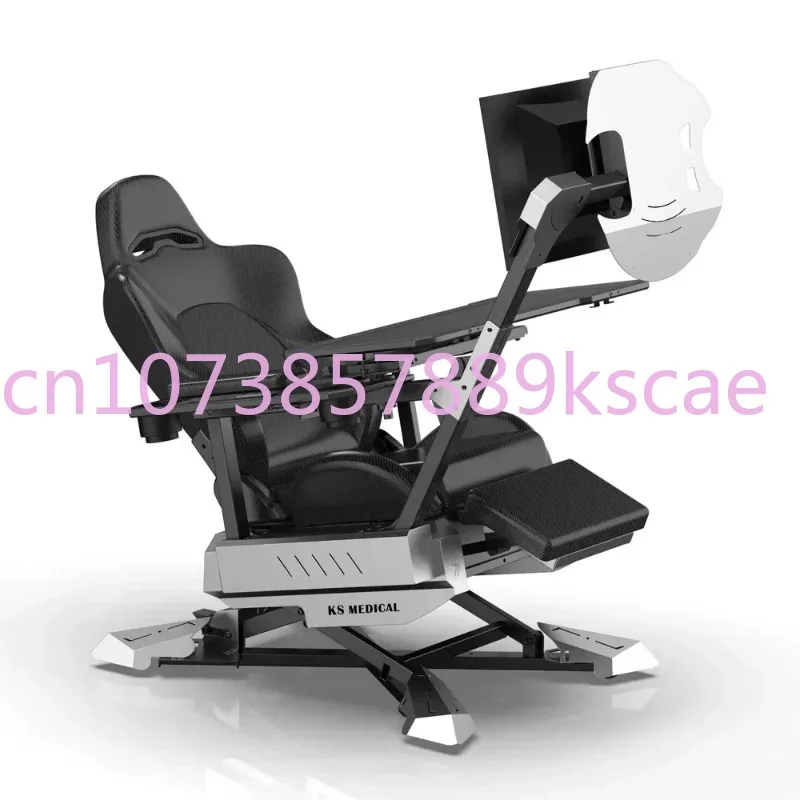 

Ergonomic Excellence Cockpit Gaming and Office Chair Computer Reclining Cockpit Gaming Chair (Exclude 2 Monitors)