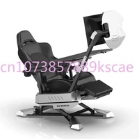 Ergonomic Excellence Cockpit Gaming and Office Chair Computer Reclining Cockpit Gaming Chair (Exclude 2 Monitors)