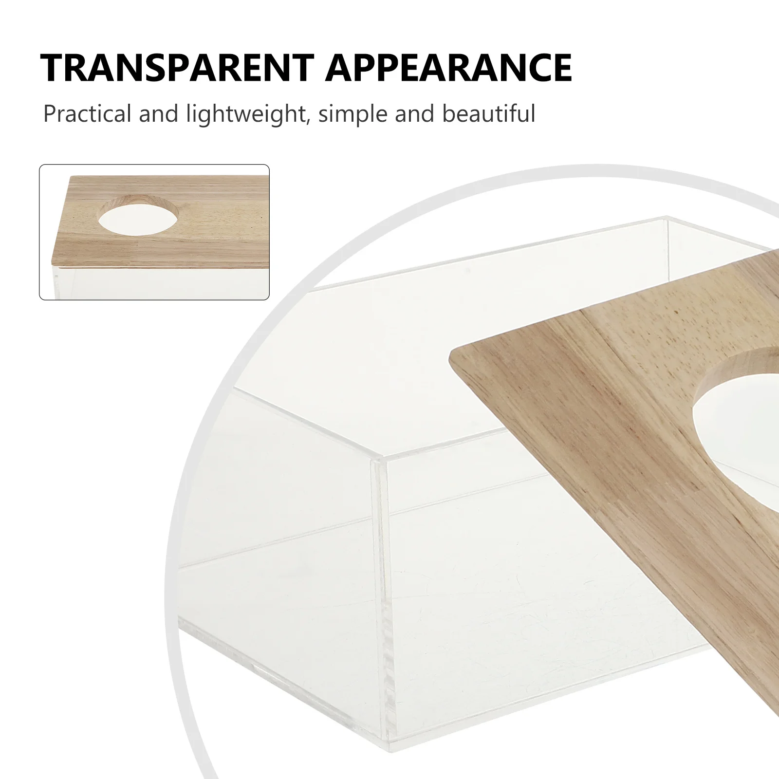 

Urine Tray Sand Bath For Hamsters Chinchilla Transparent Acrylic Pet Bath Box Lightweight Easy Clean Multi-Function Small Animal