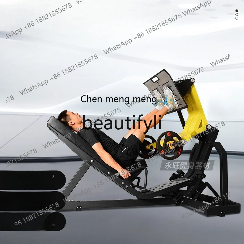 

x Commercial Fitness Equipment 45 Degree Inverted Pedal Machine, Leg Pedal Machine Push Leg Buttocks Strength Training Equipmen
