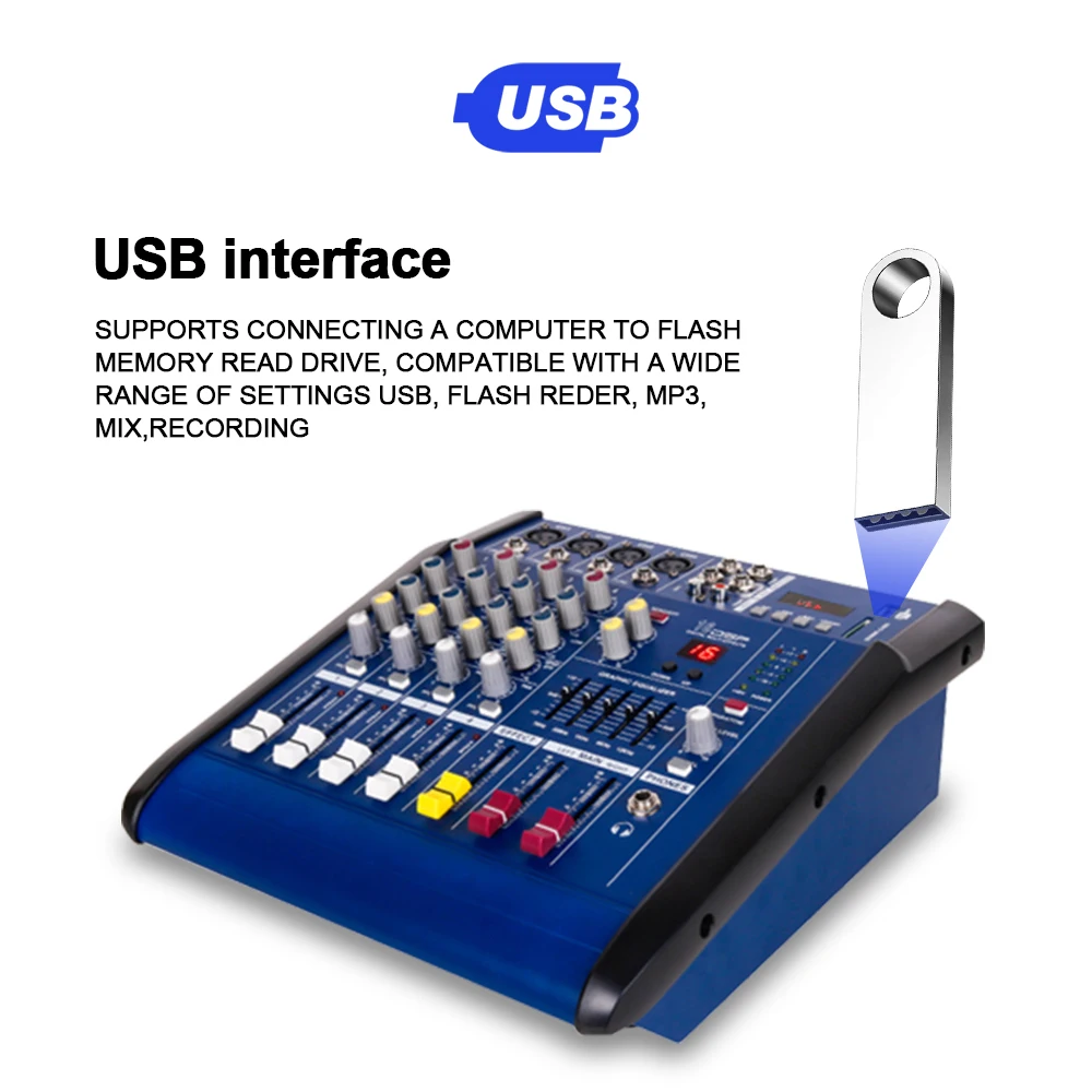 PMX402D 4 Channel Power Mixer