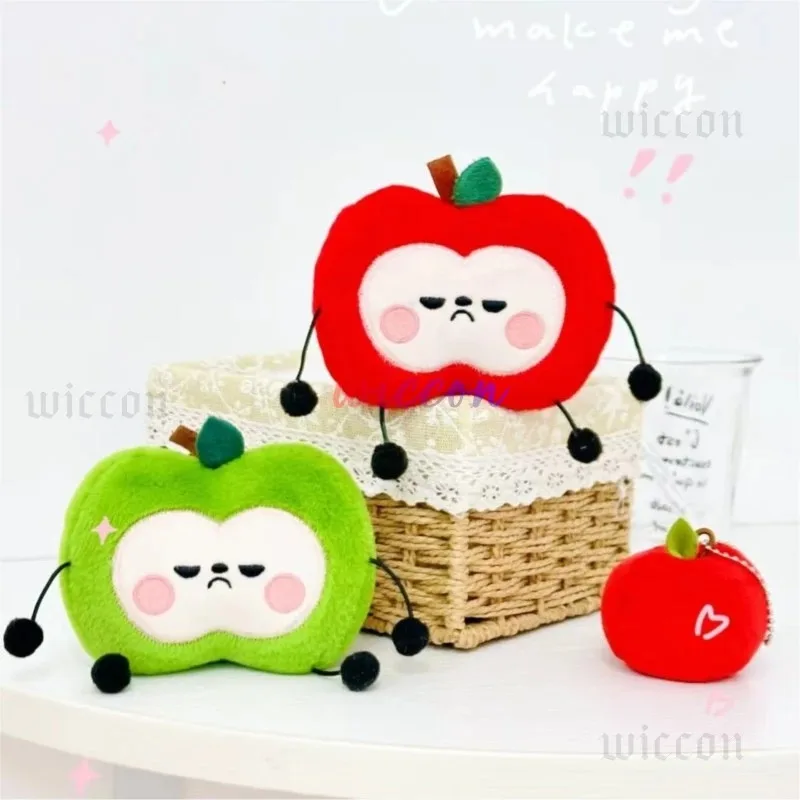 

DY20Game Love and Deepspace Caleb Cosplay Doll Key Chain Plush Red Dolls Apple Pendant Bag Decoration Accessories Christmas Gift