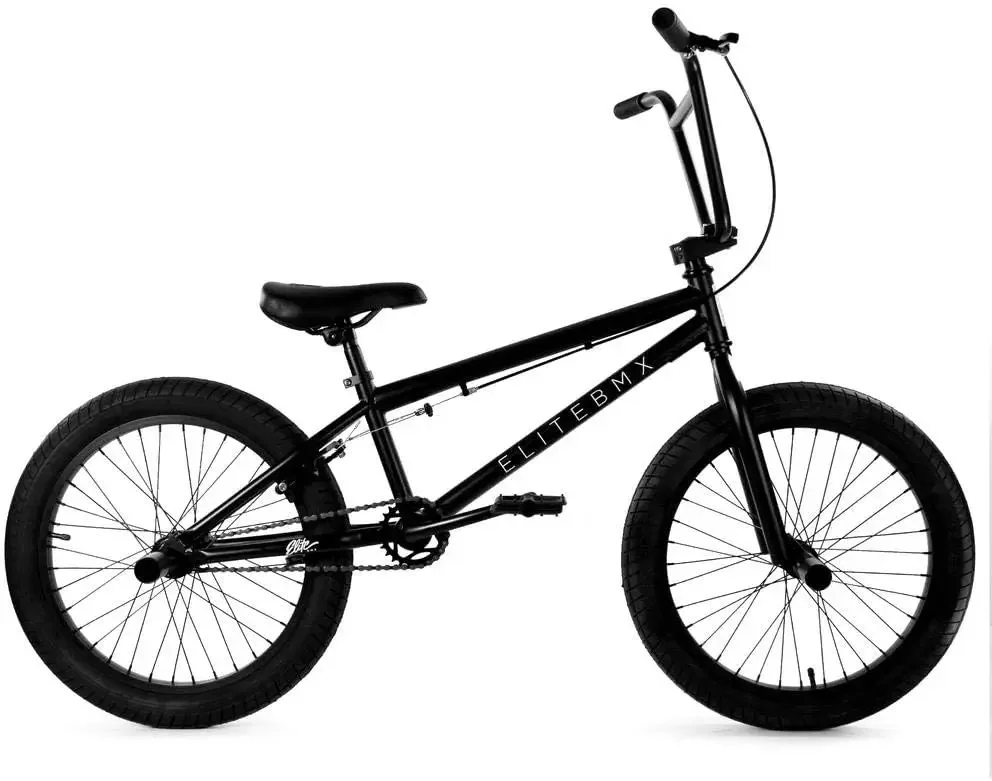 Bicycle 20” Freestyle Bike - Stealth and Peewee Model Hi-tensile Steel (20 Inch Top-tube) 1/2 Inch Threads Plastic Platform