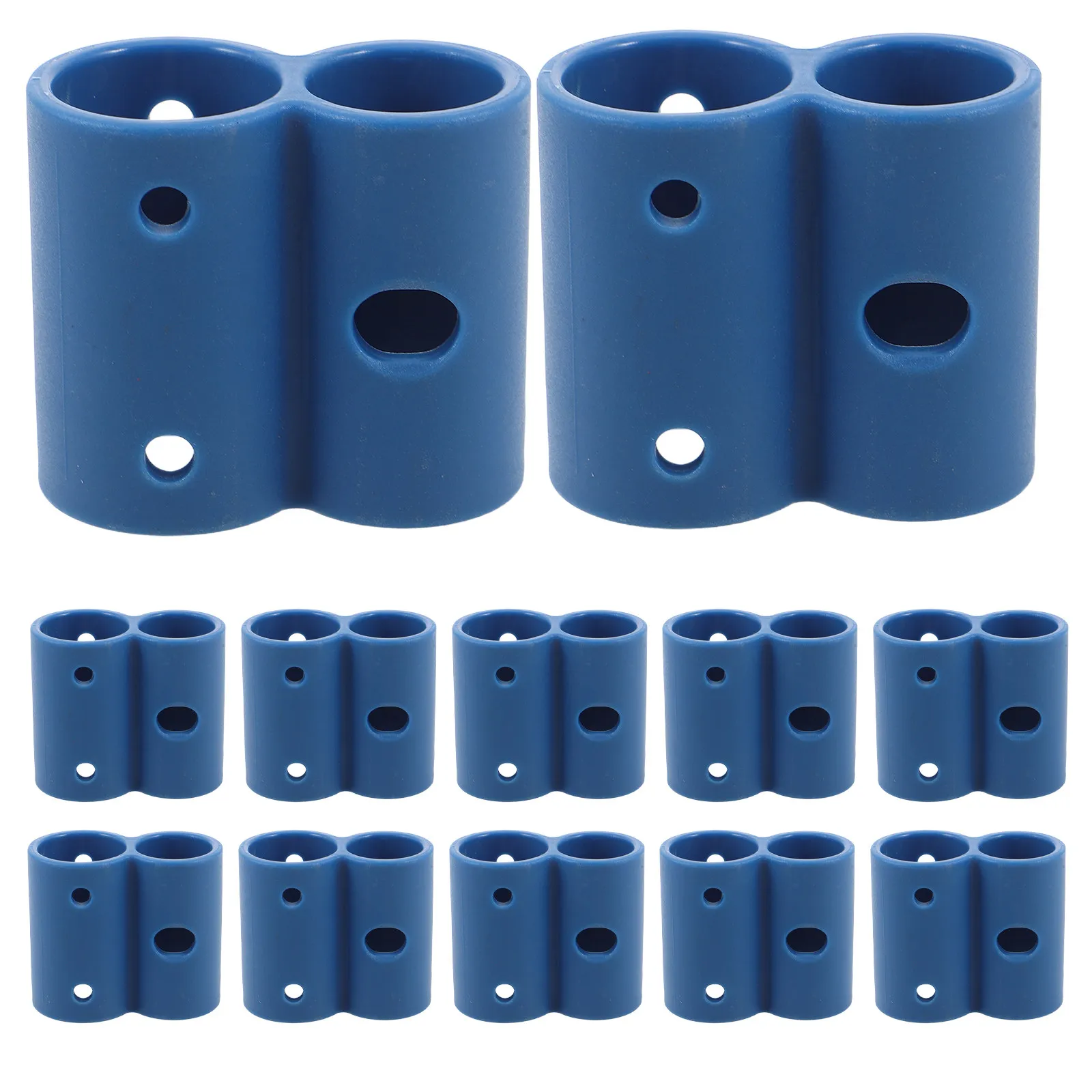 12Pcs Toilet Seat Riser Clips Replacement 8-Shaped Clamp for Raised Toilet Seat 27.5mm 22Mm Inner Diameter Commode Chair Pipe