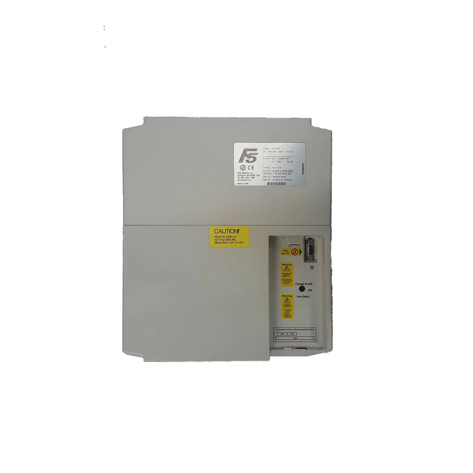 

DRIVE 19.F5.A1H-35YF 19F5A1H35YF 30KW In Good Condition