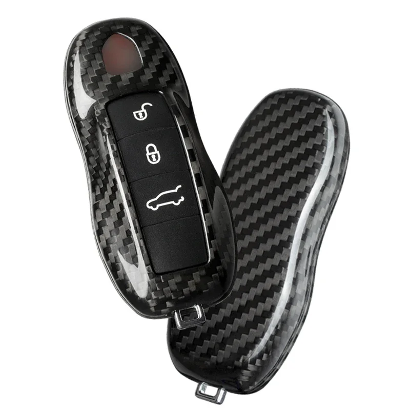 Funda para mando a distancia para Porsche Panamera Spyder Carrera Macan Boxster Cayman Cayenne 911 970 981 991 control remoto inteligente para coche