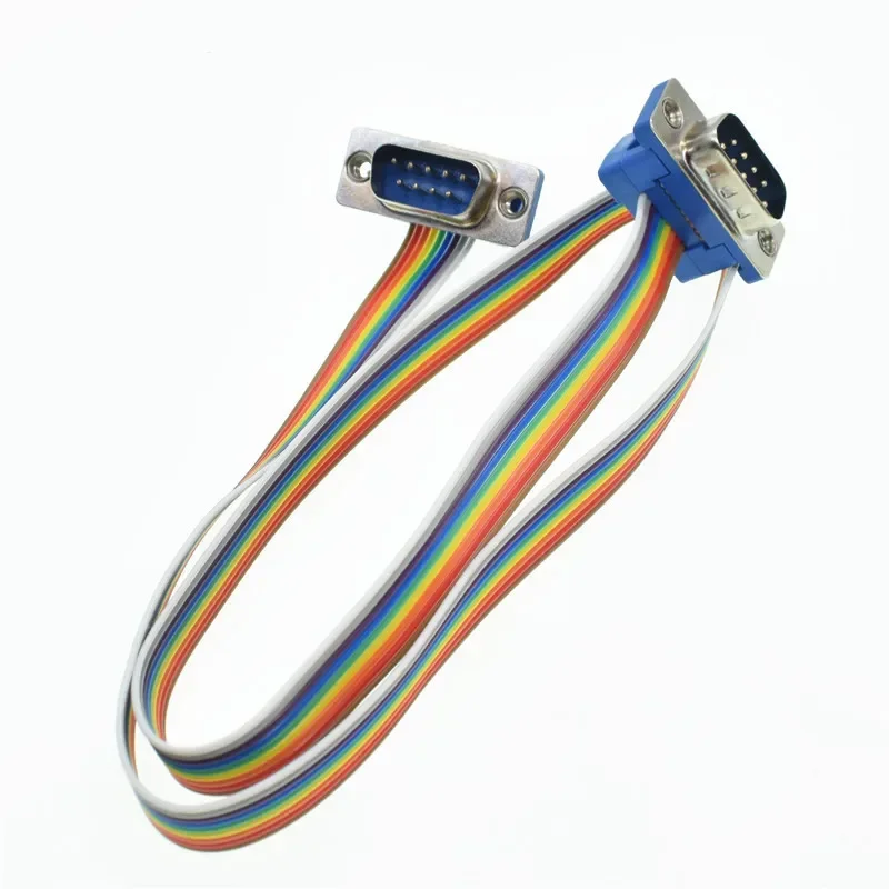 DB9 ribbon cable DIDC-9P male to male cable DIDC DR9 COM connector cable