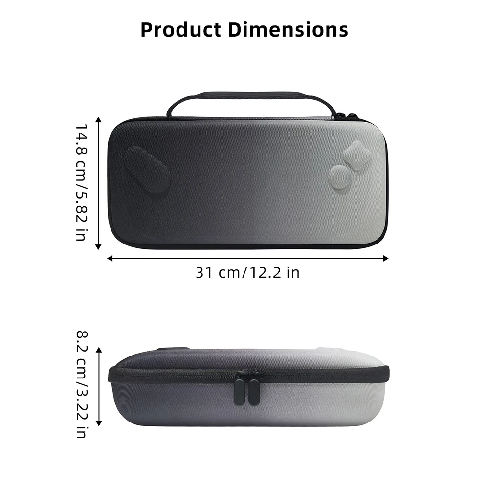 ROG 앨리/ROG 앨리 X용 EVA 보관 가방, 낙하 방지 및 긁힘 방지 휴대용 정리함 가방 액세서리