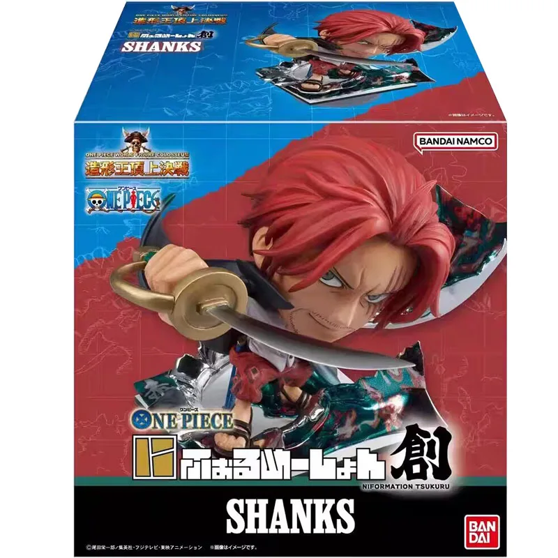 

Bandai One Piece One Piece Creation Series Shanks Red Hair Yonko Creation Series Figure Box Egg Food Toy Anime Character Model