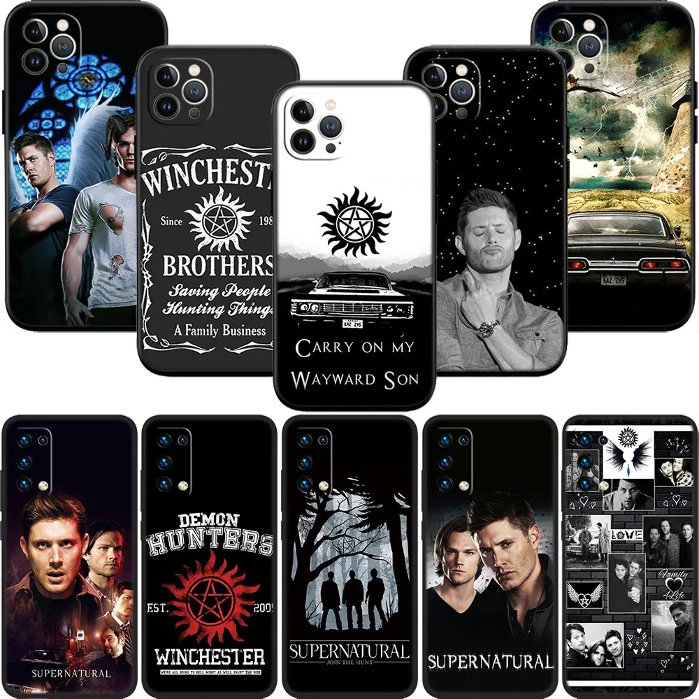 BF95 S-Supernaturals Soft Shell Phone Case for Samsung Galaxy Note 10 20 S23 S24 S25 Ultra FE Plus Edge Lite A02S A35 A07 A17