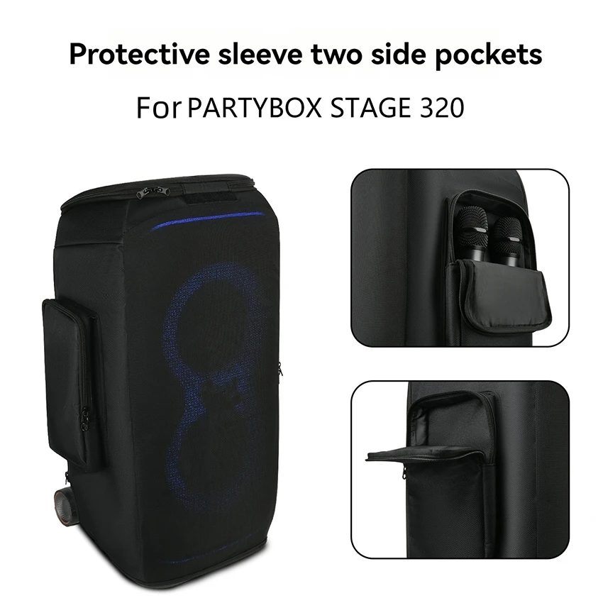 

For PartyBox Stage 320 Mesh Removable Protective Cover Speaker Outdoor Audio Dust Cover Accessories