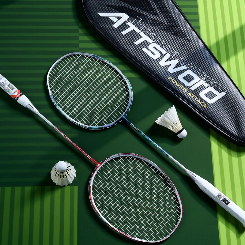Kawasaki 4U/5U Badminton Racket Professional Light Offensive Type High Graphite Badminton Racquet Training Attsword Series Z1000