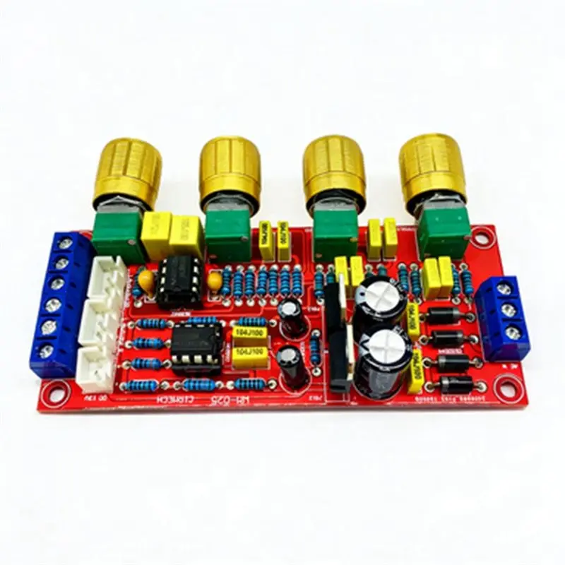

High-Fidelity Audio Preamp Board Dual NE5532 Power Amplifier EQ Control Tone Circuit Preamplifier Equalizer