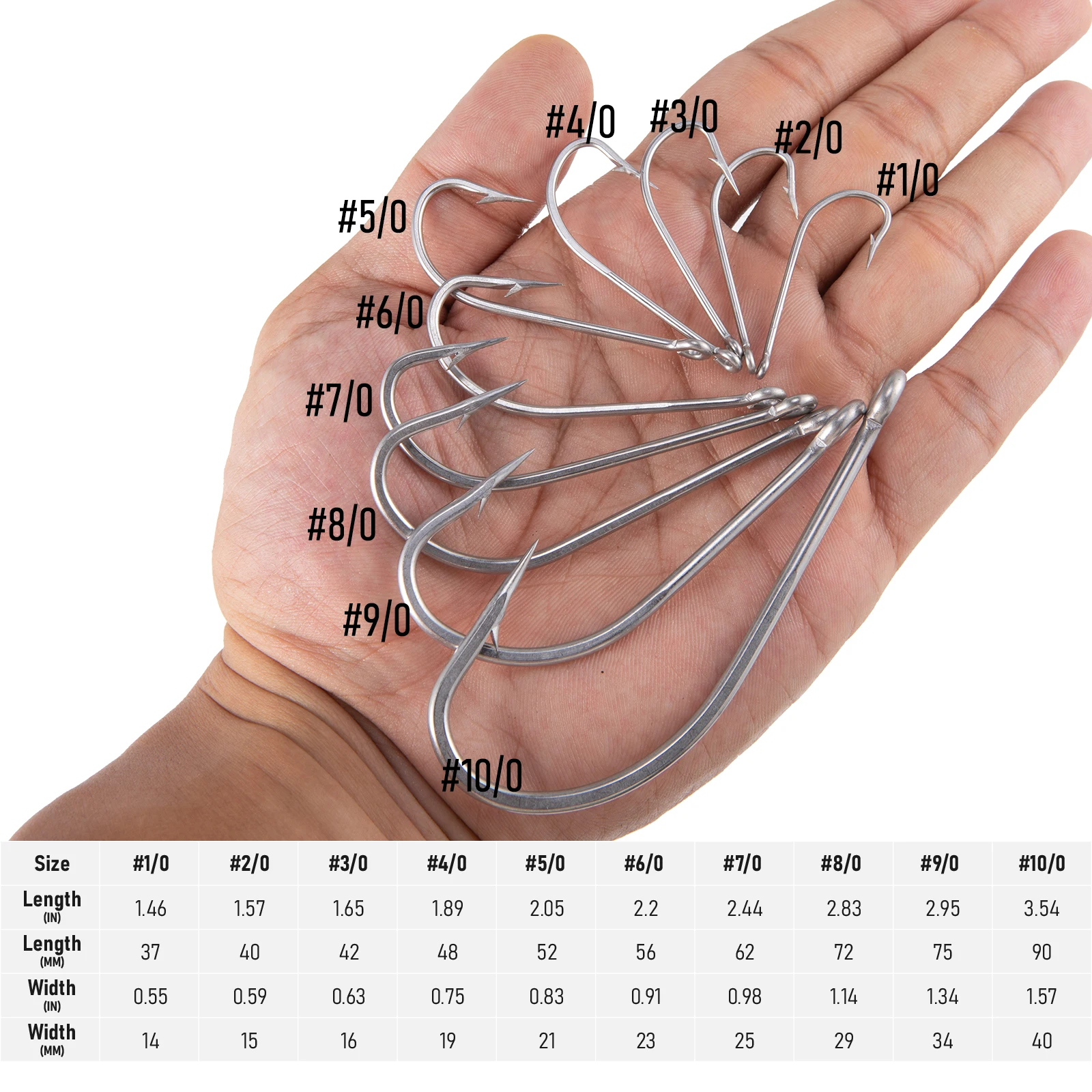 1/0-10/0 O'shaughnessy Hook Stainless Steel Sea Fishing Hook Heavy Duty Big Game Trolling Jigging Catfish Tuna Shark - AliExpress 18 1/0-10/0 O'shaughnessy Hook Stainless Steel Sea Fishing Hook Heavy Duty Big Game Trolling Jigging Catfish Tuna Shark - AliExpress 18