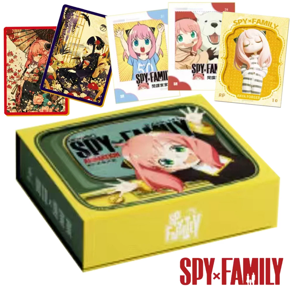 Wholesale SPY×FAMILY Card For Children Funny Daily Anime Bond Forger Anya Forger Limited Game Collection Card Christmas Gifts