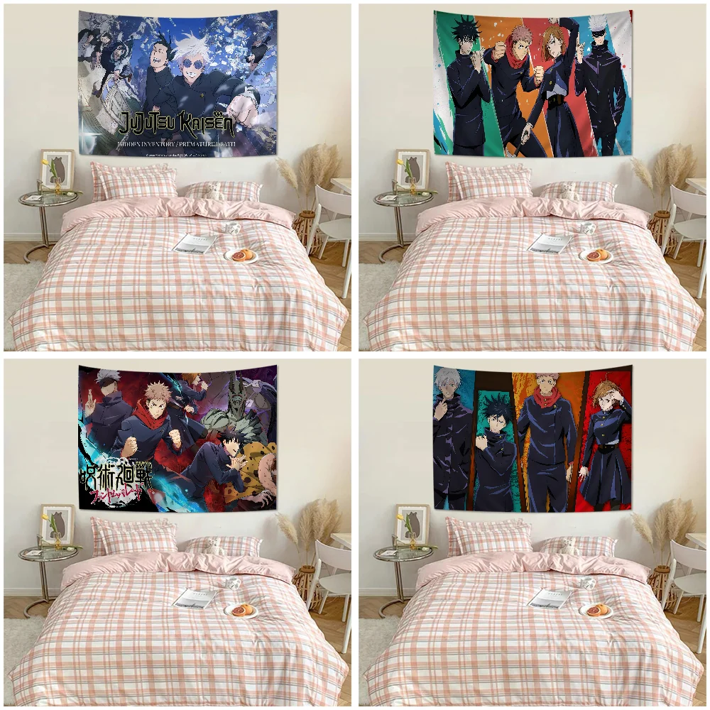 Jujutsu Kaisen Anime Tapestry Anime Tapestry Art Science Fiction Room Home Decor Wall Art Decor