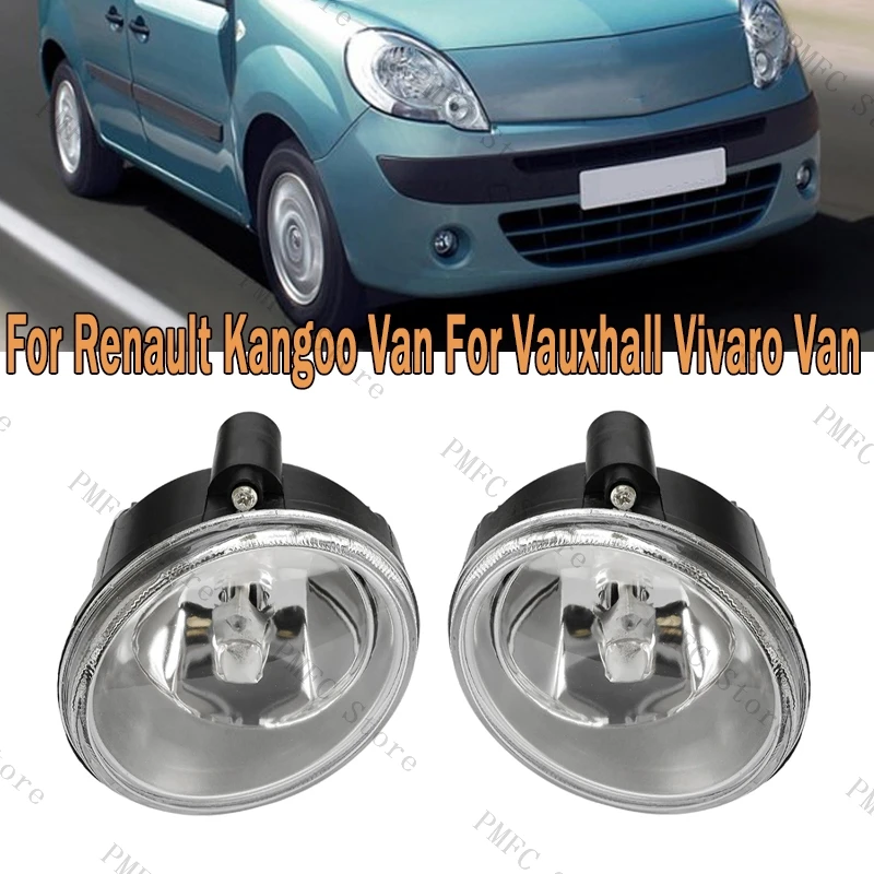 

Car Front Bumper Fog Light Assembly Fog Lamp For Renault Kangoo Van Trafc Van For Vauxhall Vivaro Van 7701045718 7701045717