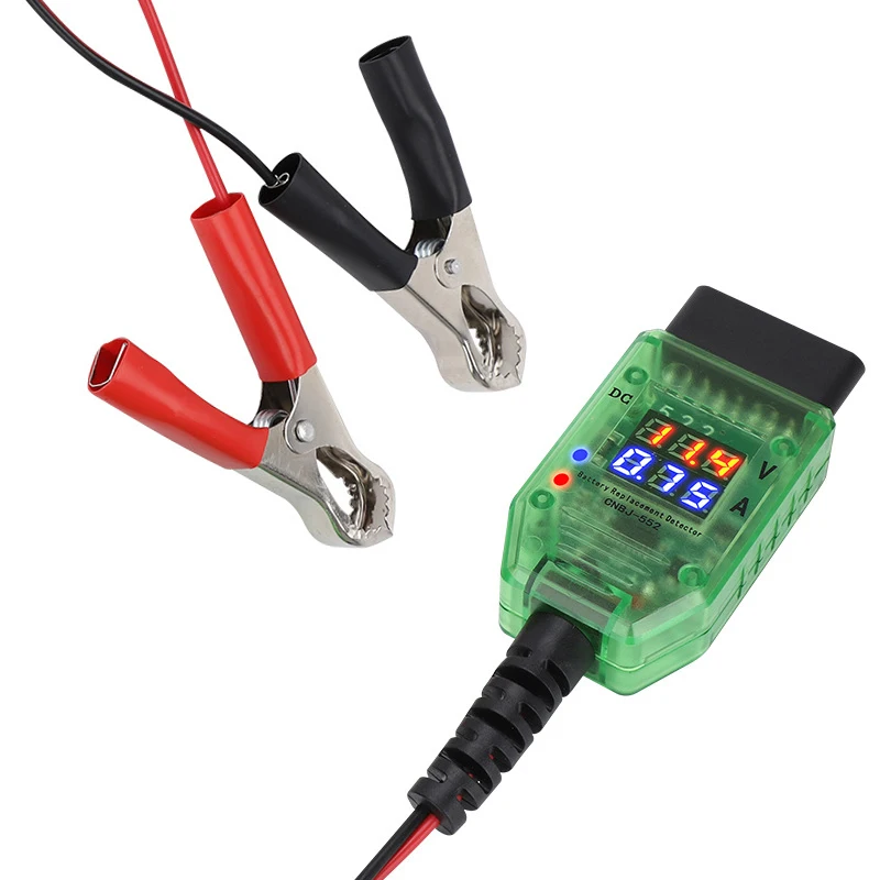 Car Battery For Memory Saver For OBD Port 12V Power Supply Tool With Dual Display For Auto Radio Code For Reset During Change