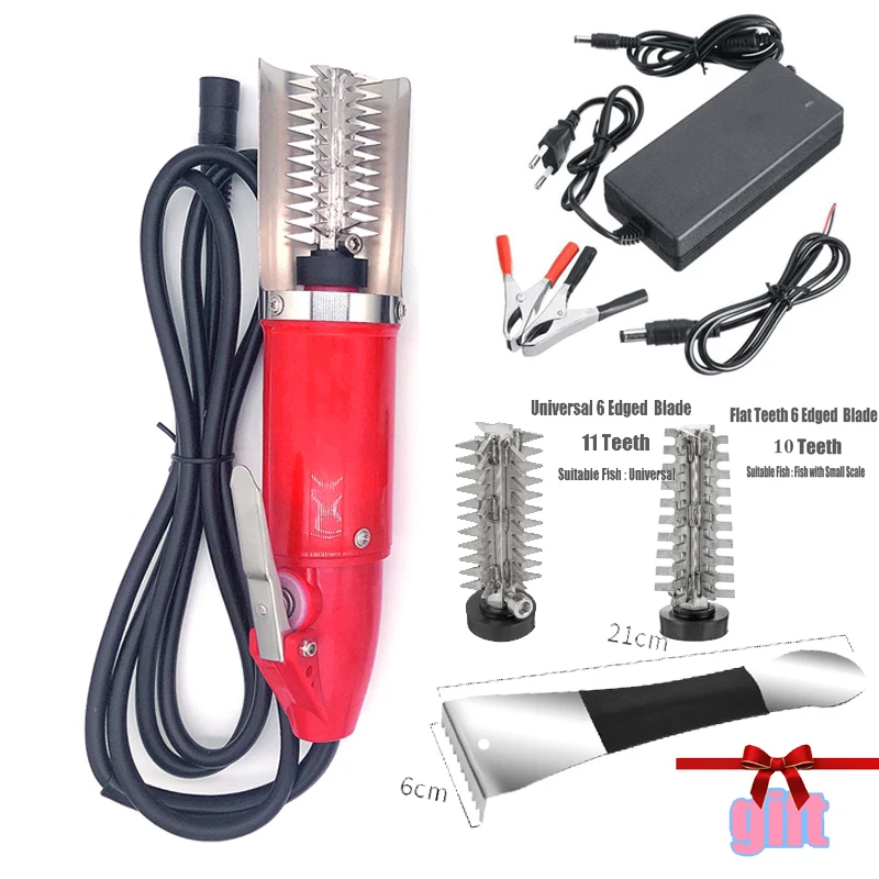 120W Waterproof Electric Fish Scaler | Portable Battery-Powered Fish Scale Remover for Kitchen Seafood