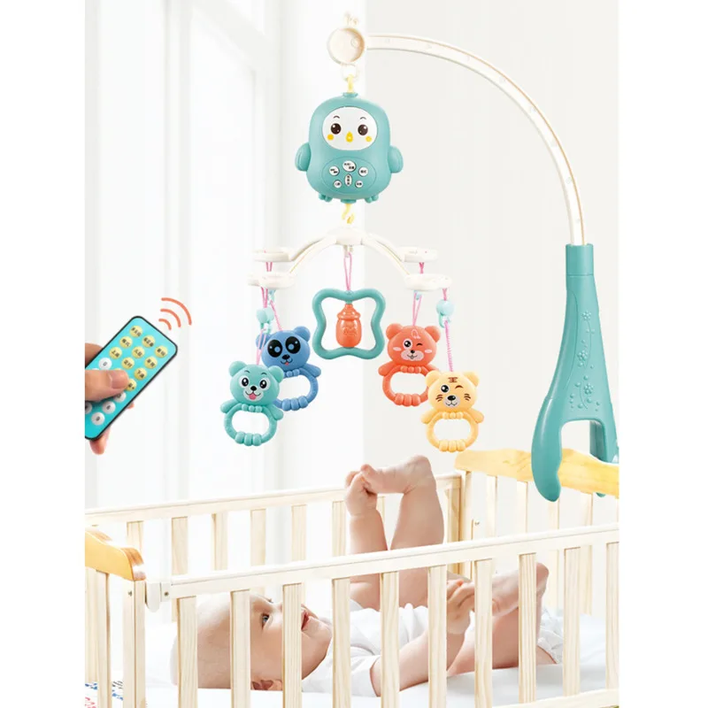 

Baby Crib Mobiles Rattles Music Educational Toys Bed Bell Carousel For Cots Infant Baby Toy 0-12 Months For Newborns