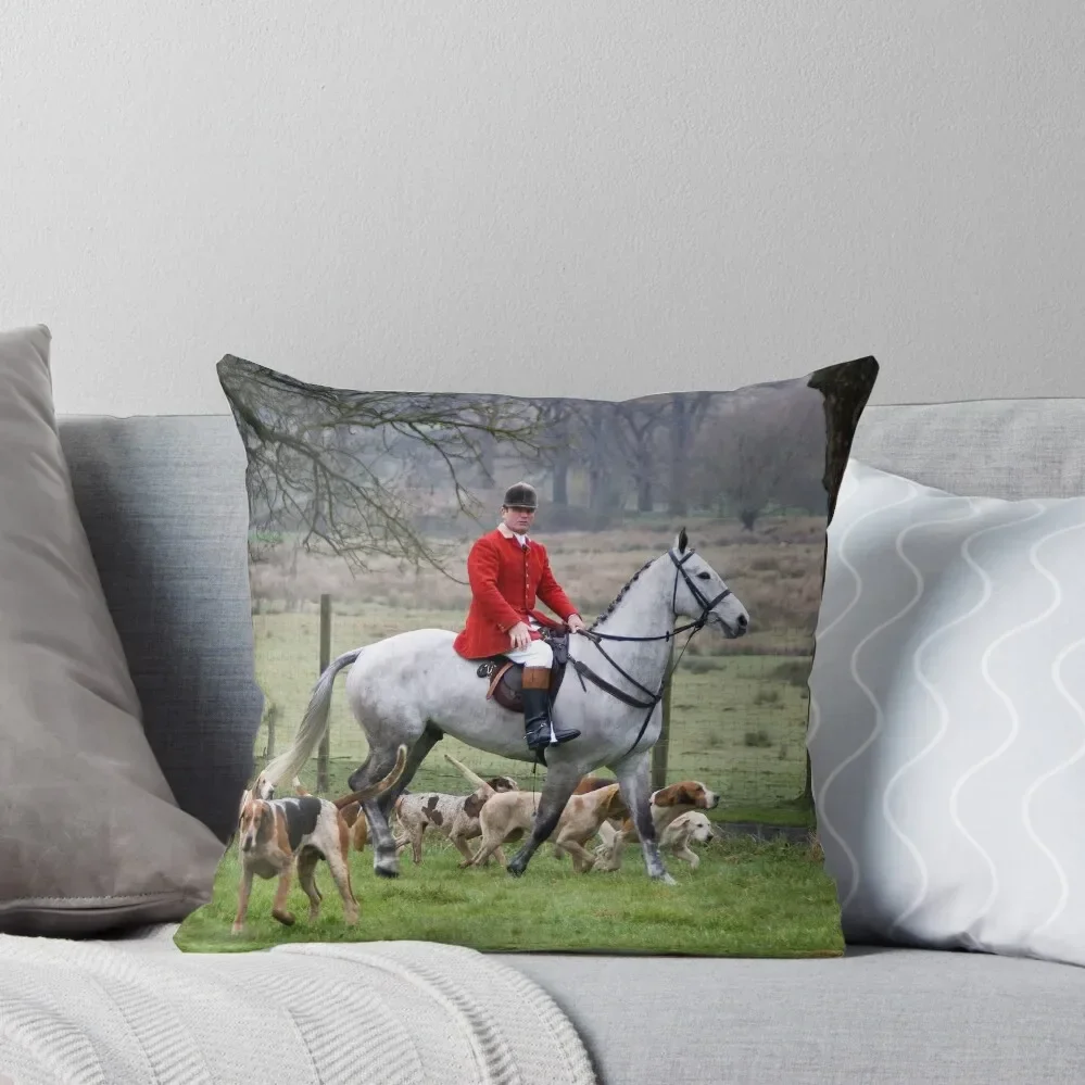 Horse & Hounds Throw Pillow Luxury Pillow Case Cushion Covers For Living Room Pillow