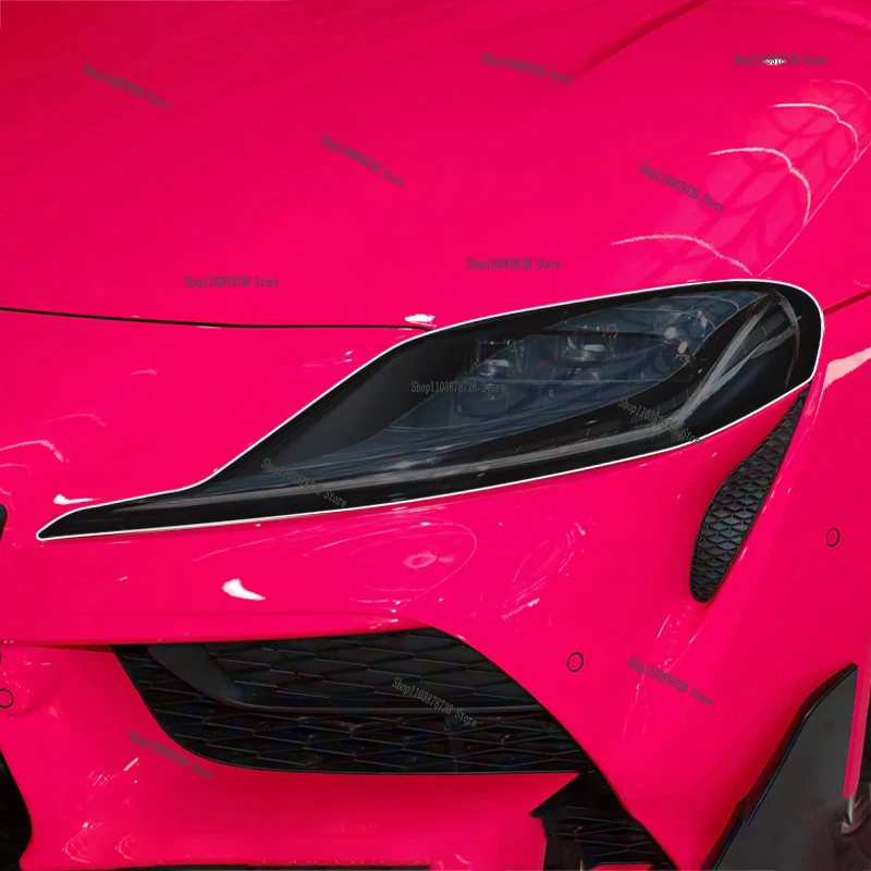 

For TOYOTA Supra （2019-2026）Headlight film modification car sticker anti scratch special TPU transparent protective film
