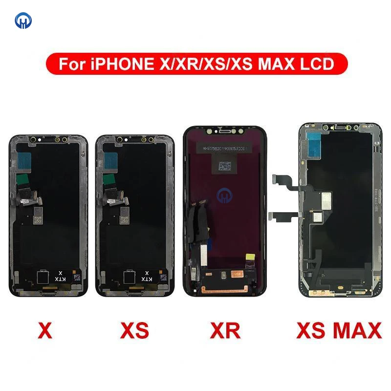 Imagem -05 - Display Lcd Oled para Iphone 3d Touch True Tone Substituição de Tela Tft para Iphone x xr xs 11 12 11 Pro Max 12 13