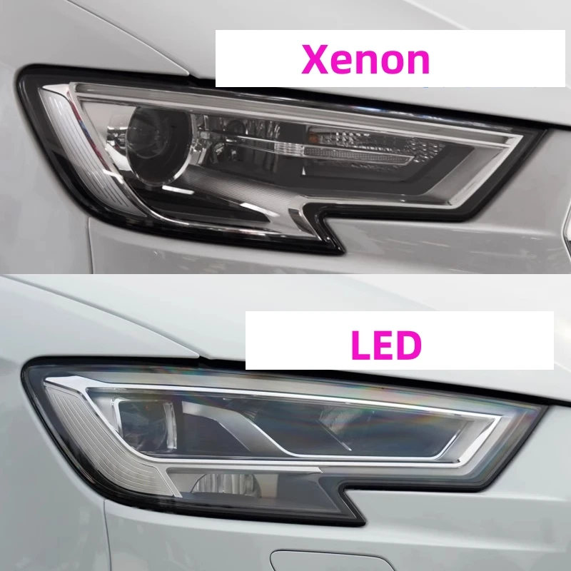 Headlight Base for AUDI A3 2017 2018 2019 Headlamp House Car Rear Base Front Auto Headlight Back House