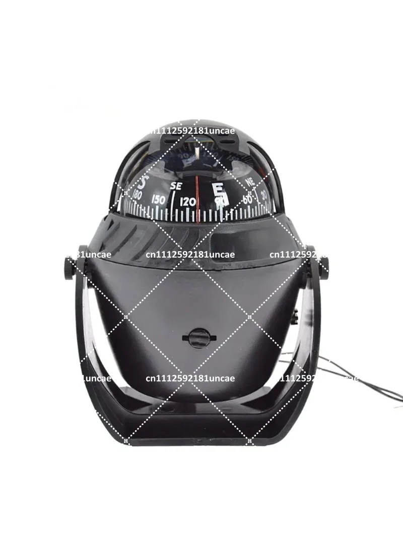 Marine Compass for Car Boat Navigation with Light, Magnetic Compass Guide for Vehicles and Ships