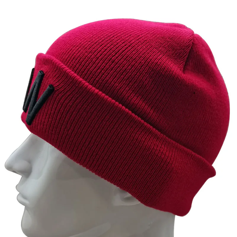 New unisex winter hat plus fleece warm hat fashion brand ICON wool hat men and women outdoor thickening ski sports knitted hat