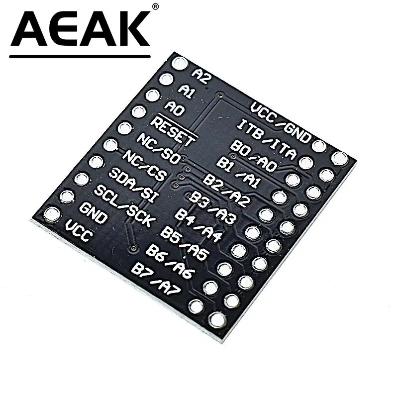 MCP23017 MCP23S17 I2C SPI 16bit I/O Extension Module Pin Board IIC to GIPO Converter 25mA1 Drive Power Supply for Arduino C51