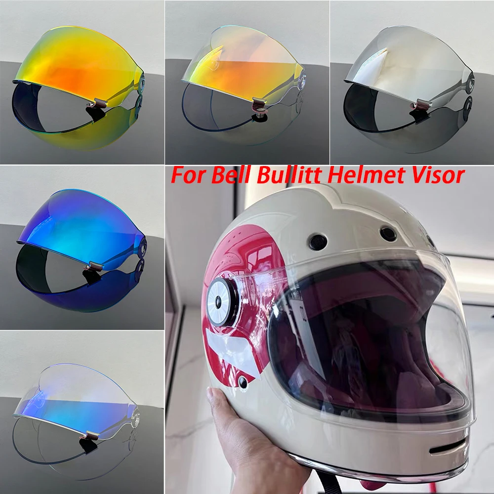 

Мотоциклетный шлем, солнцезащитный козырек, очки, линзы, подходят для шлема Bell Bullitt, защита от ультрафиолета, козырек