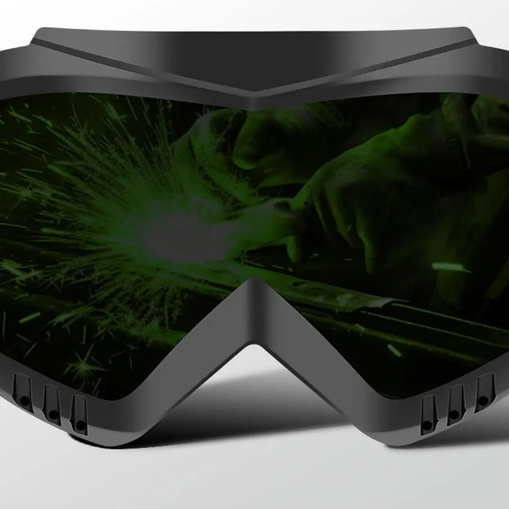 New Windproof Motorcycle Riding Mask Dust Resistant Impact Resistant Riding Goggles Adjustable Welding Protective Mask Outdoor