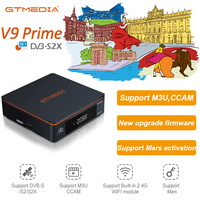 GTMEDIA V9 Prime Mars Satellite Receiver DVB-S/S2/S2X VCM/ACM/multi-stream/T2-MI HEVC Built-in 2.4G WIFI Spanish inventory