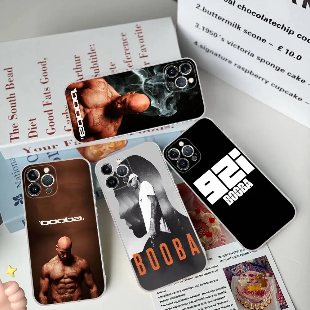 

Rapper B-Booba For IPhone 17 16 15 14 13 12 11 Pro Max Plus Mini Funda For Transparent Cover