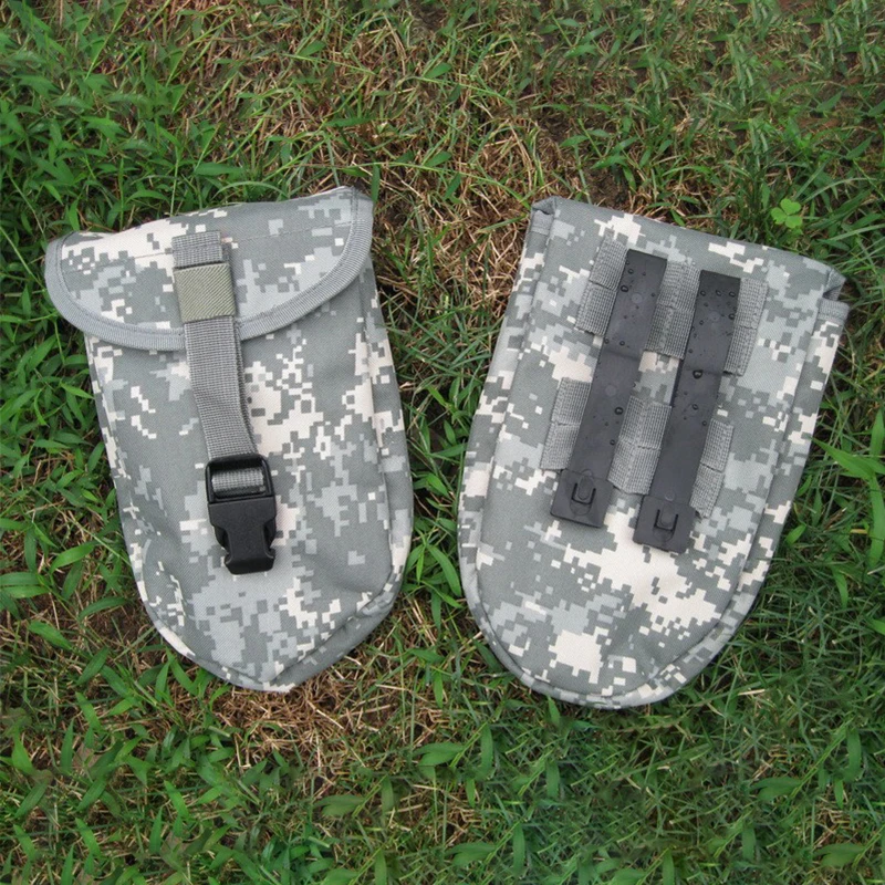 1pc ACU Camouflage Color Shovel Sheath Three-fold Spade Scabbard Cover For AMES E-tool 6411 Q3 Q2 With MOLLE UTX Duraflex Buckle