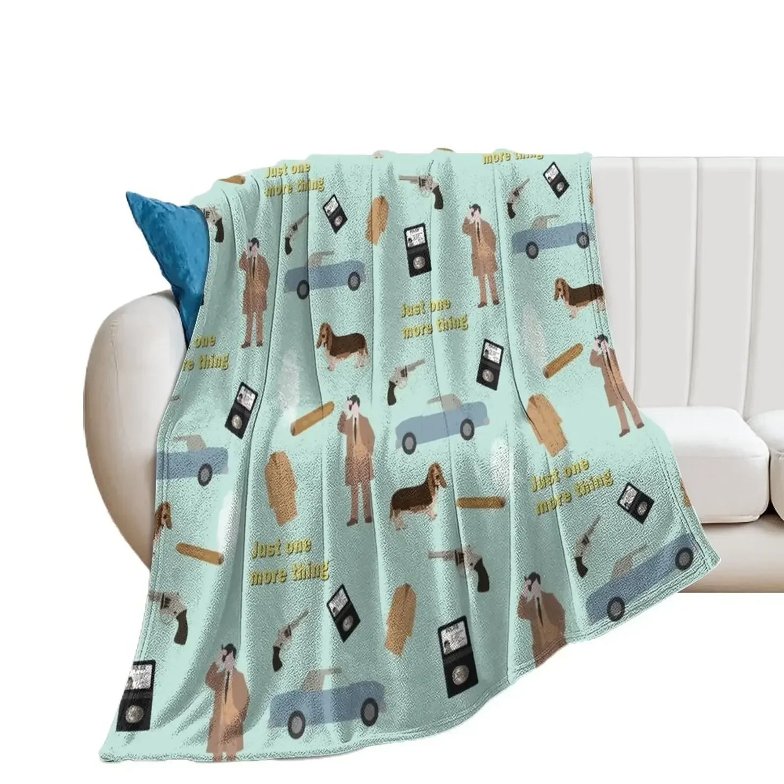 Columbo inspired collage Throw Blanket Decorative Beds Sofa Kid'S warm winter Blankets