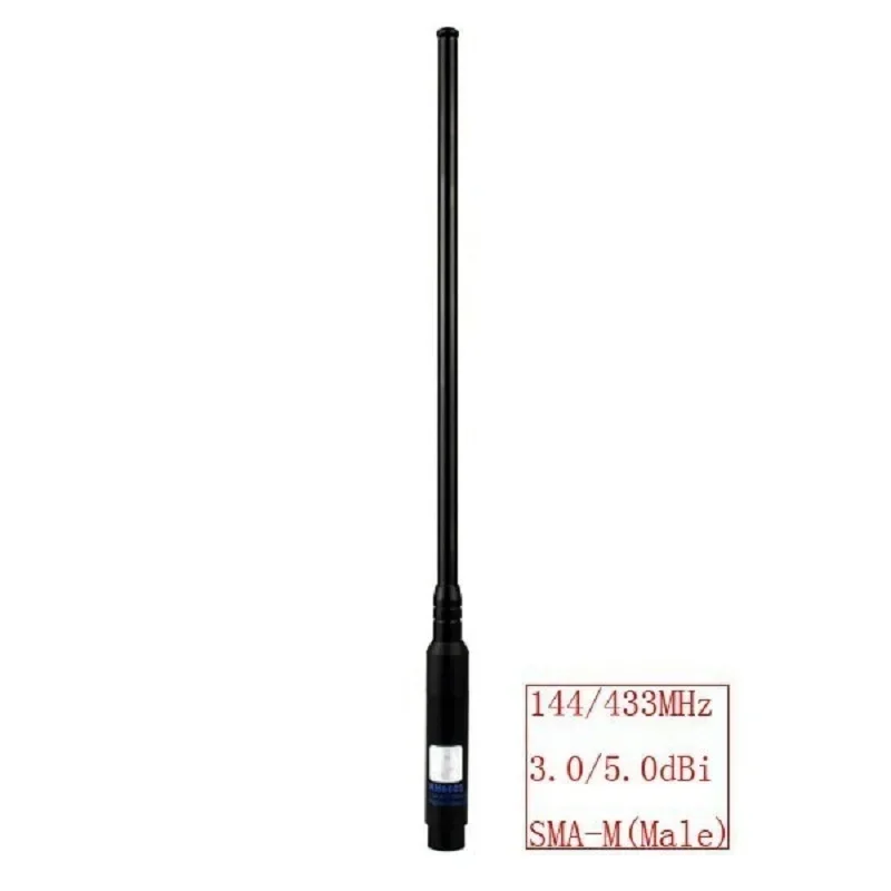 RH-660S SMA-M 텔레스코픽 안테나, TYT UVF9 YAESU BAOFENG용 VHF/UHF 144/430MHz