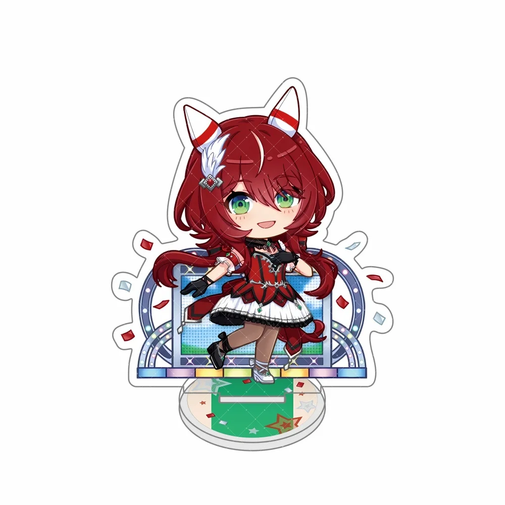 10cm Acrylic Umamusume: Pretty Derby Anime Oguri Cap Dantsu Flame Hishi Miracle Cesario Standing Model Decoration Gift key chain